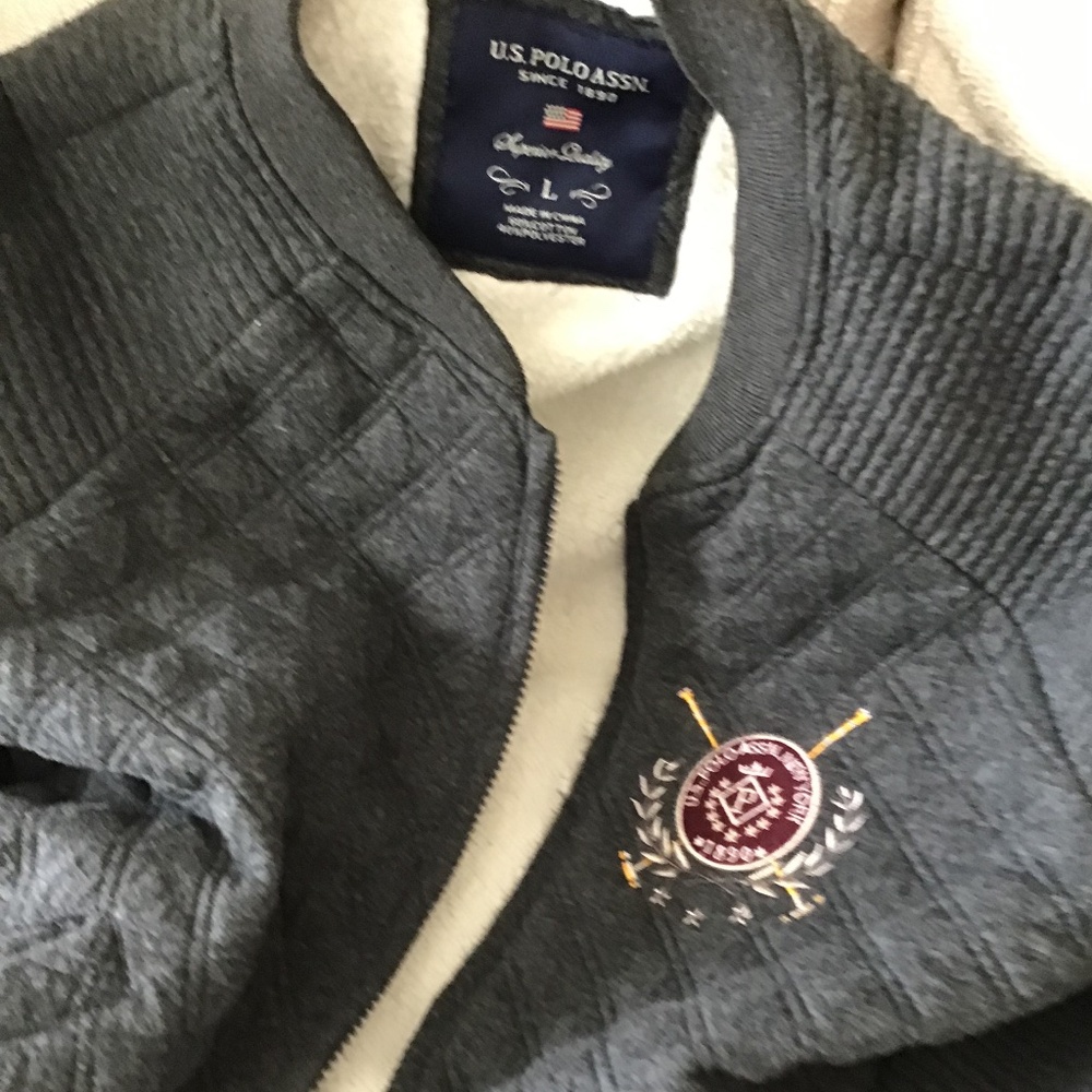 U.S. POLO ASSN. ZIP SWEATER-JACKET WOMENS - Picture 14 of 16